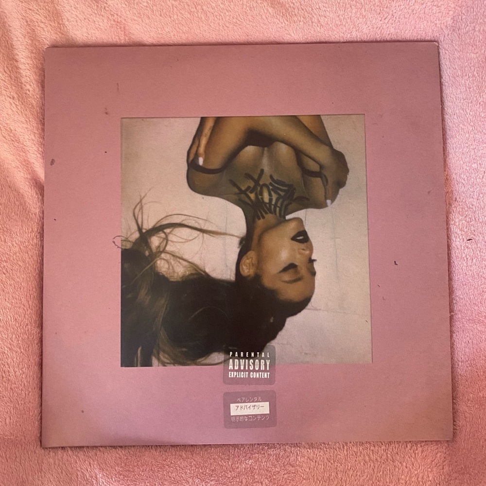 thank u, next ariana grande clear vinyl records